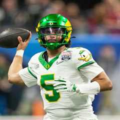 Star QB Dante Moore lobbies Oregon governor to support mental health services, reveals own struggles