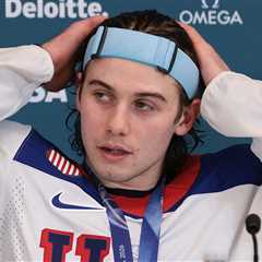 Jack Hughes Says It's 'Bulls***' Hockey Hall Has Golden Goal Puck