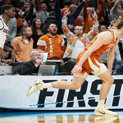 Camden Heide’s unlikely 3-pointer in final minute propels Texas past Gonzaga