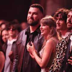 Taylor Swift & Travis Kelce Make Their Awards Show Debut at iHeartRadio Music Awards as She Shouts..
