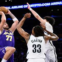 Luka Doncic  overwhelms Nets despite picking up ban-triggering 16th tech as Lakers roll