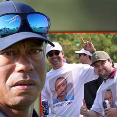 Tiger Woods Receives Major Support From Golf Fans Wearing His Mug Shot