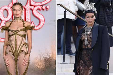 From Margot Robbie To Teyana Taylor, Here's All The Celebs Who Wore Sheer Or Naked Dresses In 2026..