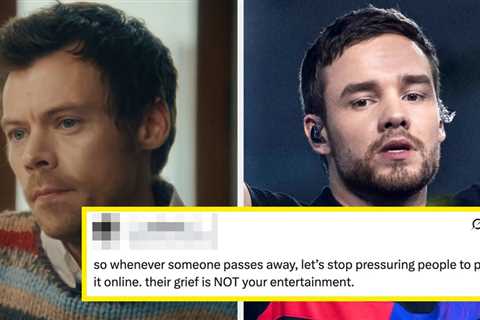 “Their Grief Is NOT Your Entertainment”: Harry Styles Said He “Struggled” With The Public Scrutiny..