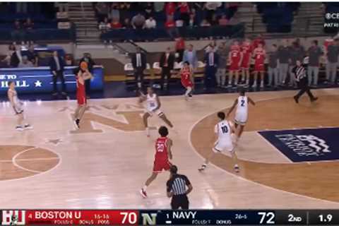 Boston University stuns Navy with buzzer-beater to reach Patriot League final