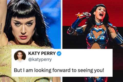 This Is So Grim: Katy Perry’s Response To A Struggling Fan Is Getting A Lot Of Attention Online