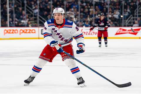 Gabe Perreault dropped from Rangers’ top power-play unit with J.T. Miller set to return