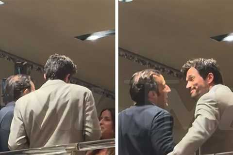 Paul Anthony Kelly Busts a Move at Armani's Pre-Oscars Party