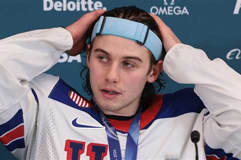 Jack Hughes Says It's 'Bulls***' Hockey Hall Has Golden Goal Puck