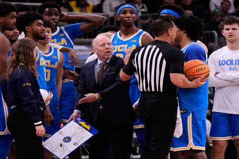 UCLA’s Mick Cronin doesn’t feel heat, he gives it in pushing Bruins