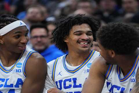UCLA’s Skyy Clark gets part of tooth knocked out in wild March Madness moment