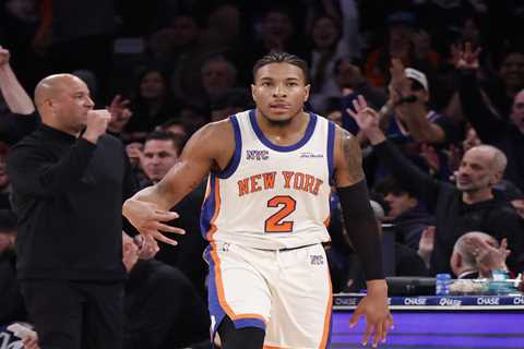 Knicks upgrade Miles McBride’s status as he appears on verge of return from injury