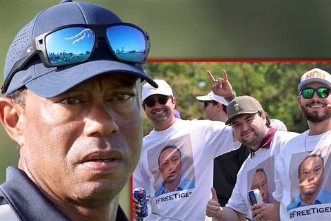 Tiger Woods Receives Major Support From Golf Fans Wearing His Mug Shot