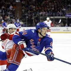 Rookie Gabe Perreault adds latest high to promising Rangers season with hat trick in win