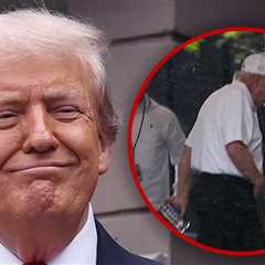 Donald Trump Seen For The First Time Amid Health Crisis Concerns