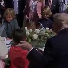 Trump Signs Autographs for Kids at White House Easter Egg Roll, Rambles About Biden
