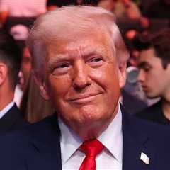 President Trump Takes a Breather From Iran War To Take In UFC Matches