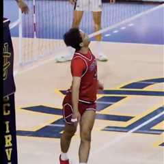 CSUN volleyball player goes viral for eccentric winning celebrations