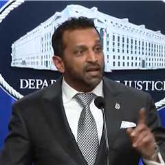 Kash Patel Fires Back At 'Fake News Mafia' Over Excessive Drinking Claims