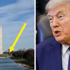 Donald Trump's American Flag Blue Renovation Project Is Going Viral, And People Are Roasting It