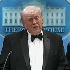 President Trump Addressing White House Correspondents' Dinner Shooting, Live Stream