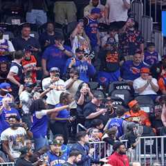 Knicks fans continue road takeovers in Atlanta: ‘Cool sight to see’