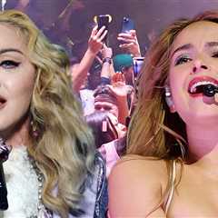Madonna Performs At The Abbey, Addison Rae Hypes Up Crowd