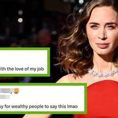 Emily Blunt Shared Some Out Of Touch Career Advice, And It's Reaaaaaally Not Going Over Well At All