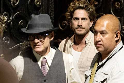 Pedro Pascal's Pal Rafael Olarra Visits Him on Gay Romance Movie Set