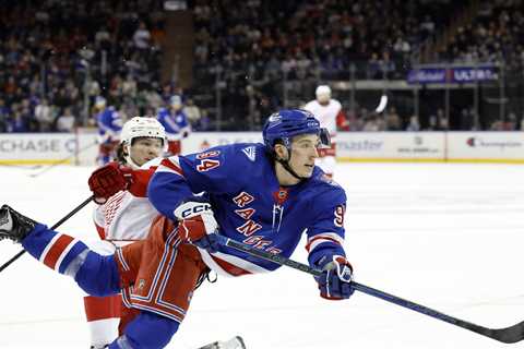 Rookie Gabe Perreault adds latest high to promising Rangers season with hat trick in win
