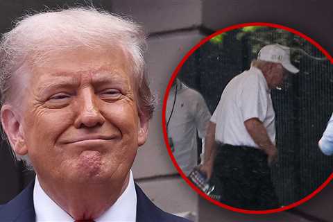 Donald Trump Seen For The First Time Amid Health Crisis Concerns
