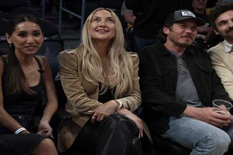 Kate Hudson and Brenda Song stun at Lakers game ahead of Season 2 of Running Point premiere