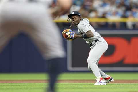 Jazz Chisholm’s bobble proves costly as Yankees fall in 10 to Rays for fourth straight loss