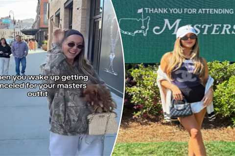Influencer fires back at critics after ‘getting canceled for her Masters outfit’