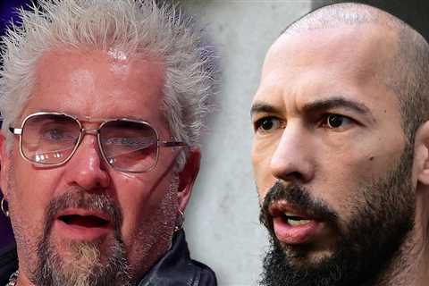 Guy Fieri Says He Doesn't Know Andrew Tate After Shaking His Hand at UFC