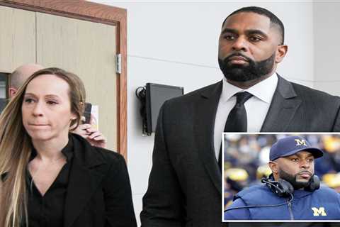 Disgraced ex-Michigan coach Sherrone Moore to learn if he’s going to jail