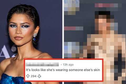 Zendaya’s Divisive Latest Red Carpet Look Is Being Compared To Everything From Human Skin To A Taco ..