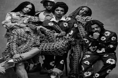 Lauryn Hill and Her Children Star in Black-and-White Denim Tears Spring 2026 Campaign Celebrating..