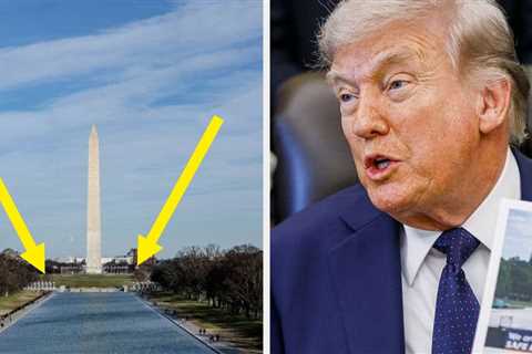 Donald Trump's American Flag Blue Renovation Project Is Going Viral, And People Are Roasting It