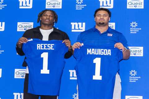 Arvell Reese and Francis Mauigoa more than a pleasant Giants draft surprise for John Harbaugh