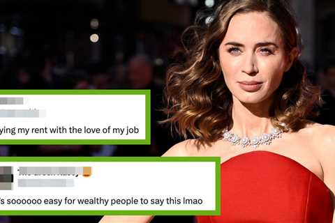 Emily Blunt Shared Some Out Of Touch Career Advice, And It's Reaaaaaally Not Going Over Well At All