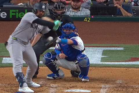 Jasson Dominguez exits after getting hit by pitch in Yankees injury worry