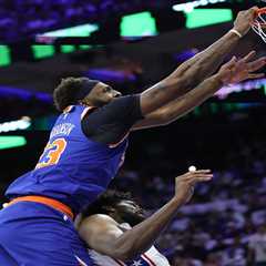 Mitchell Robinson got his Joel Embiid revenge with one thunderous Knicks slam