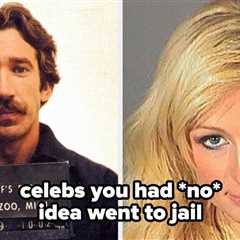 19 Celebs Who I'm Positive You Had No Idea Went To Jail