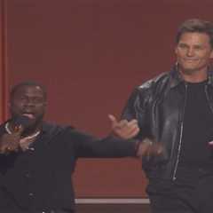Tom Brady shreds Kevin Hart over ‘Las Vegas affair’ at Netflix roast — and then flirts with his wife