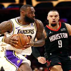 NBA villain Dillon Brooks taunts Lakers’ LeBron James from courtside seats