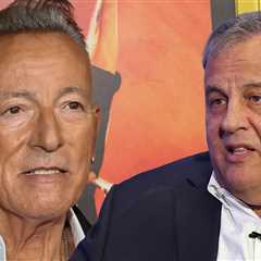 Bruce Springsteen Rushes Past Chris Christie at Concert, on Video