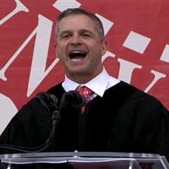 John Harbaugh talks of finding ‘resilience’ after Ravens firing in Miami University commencement..