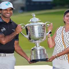 PGA Championship winner Aaron Rai’s wife is also a golf star: ‘Beats me more times than I beat her’