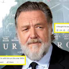 Russell Crowe Has Hit Back At “Clickbait” Claims He Exploded At Fans, And People Are Obsessed With..